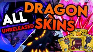 SHOWCASING all UNRELEASED dragon CHROMATICS !! in Blox Fruits