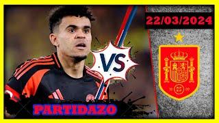 luis diaz vs españa 2024 asi fue su partido con la seleccion colombia. humillo a un defensa