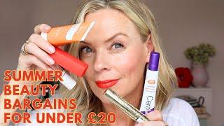 My Summer Beauty Bargains, purse friendly skincare and makeup for under £20