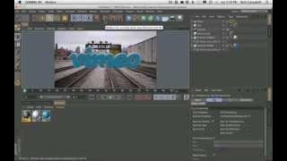 Cinema 4D Tutorial - Part 1 How to Make An Animated Title Sequence