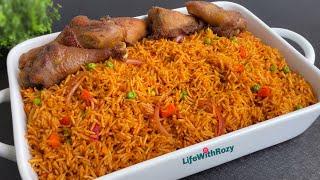 THE BEST COCONUT JOLLOF RICE | PARTY JOLLOF RICE RECIPE