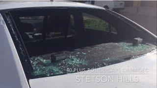 Colorado Springs police cars hit hard by hail