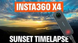 Insta360 X4: How To Film And Edit A Sunset Timelapse Video