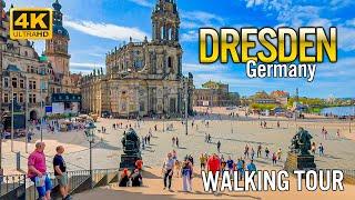 Deutschland, Dresden - Frühlingsspaziergang in 4K vom HBF zur Innenstadt und zurück | Walking Tour