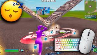 ASMR  1v1 CLIX Build fight gameplay (Fortnite KBM ASMR)