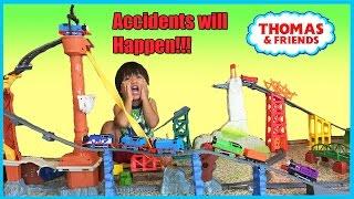 Ryan plays Thomas and Friends Toy Trains for Kids