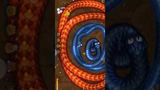 WormsZone.io 001 Slither Snake Top 01 /Best World Record Snake Epic cacing Wormszoneio #shorts