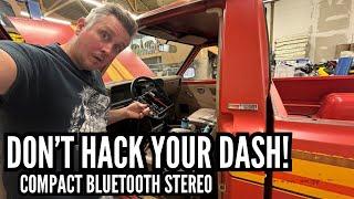 Great sounding bluetooth stereo in a classic car!