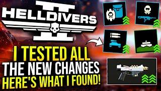 Helldivers 2 - I Tested Every NEW Change from the latest update!