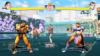 Ryu vs Chun-Li | Hardest Al | Ultra Street Fighter 4.