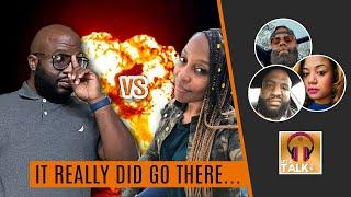 THE BLOW UP... Anton, Tawana and Tawana's fiancé GET ANGRY AND PERSONAL | Lapeef "Let's Talk"