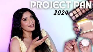 Introducing My Project Pan 2024 | Using Up My Makeup! | Shreya Jain