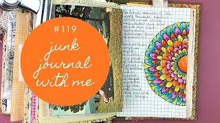 Junk Journal with me 119 - Easy Mandala for Beginners and Ideas How to Use Them