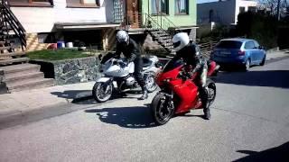 BMW R1200s and DUCATI 1098