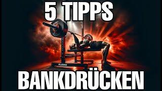 MUTIERE ZUR BANKDRÜCK MASCHINE | 5 gute Tipps zur Ausführung