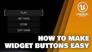 UNREAL ENGINE 5 | How to make ANIMATED widget button easy