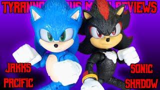 Jakks Pacific Sonic the Hedgehog 3 The Movie Sonic and Shadow figures review