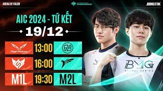  TRỰC TIẾP: FLASH WOLVES vs TALON | QUARTER FINALS - AIC 2024 | NGÀY 19/12