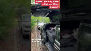 TESLA Falcon Wing Door RAIN MYTHS #tesla #tsla More @ aDigitalNomad.net