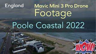 4K Drone Footage: Bird's Eye View of Poole Coastal England - Relaxation Film With Peaceful Music