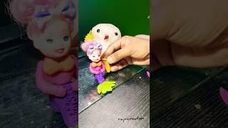 Cute mermaid art with Modelling Clay ‍