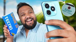 Tecno Spark 20 Unboxing - Rs.10,000-க்குள் நல்ல 4G Phone?