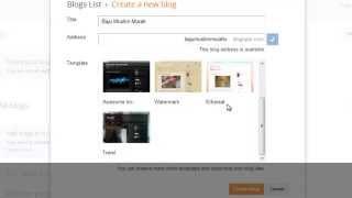 Tutorial Cara Menggunakan Blogger | Cara Membuat Blog