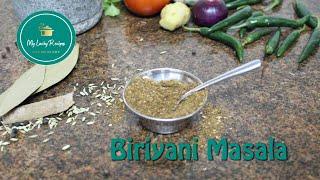 Biriyani masala | Homemade Biriyani Spice Powder | My Lucky Recipes