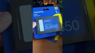 ADATA SU650 SATA SSD #unboxing & Test