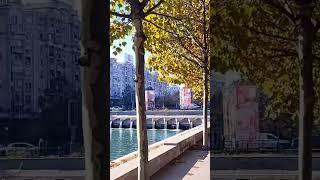 The Beauty of Autumn in Bucharest, The Capital of Romania | Dambovita River Promenade