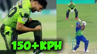 150+ KPH | Fastest Bowling Spell Ever By Haris Rauf | HBL PSL 8 | MI2A