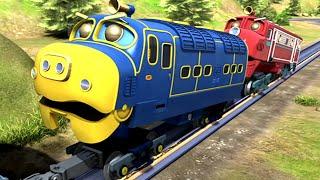 Chuggington | One, Two, Three, Push | Brewster Pulls Chatsworth Free! | Cartoons For Kids