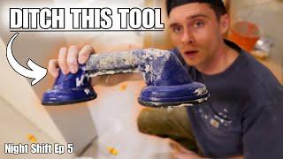 I WASTED $40 on This Tool So You Don't Have To (DIY Bathroom Remodel Night Shift Ep 5)