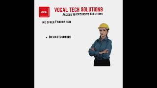 VOCAL TECH SOLUTIONS  FIRM HELP IN DESIGNING PROCESS FOR MICRO AND SMALL INDUSTRIES.