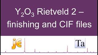 Y2O3 Rietveld 2 - cif files