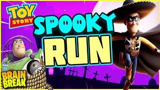 Toy Story Spooky Run  Halloween Brain Break Chase  Just Dance  Danny GoNoodle