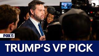 Trump names J.D. Vance as VP pick