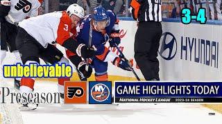 Philadelphia Flyers vs New York Islanders Full Game Highlights (09/30/24)Preseason | 2024 NHL Season