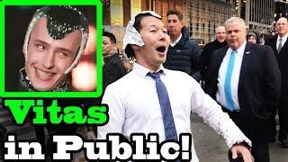 SINGING IN PUBLIC - VITAS - "7th element" (MEMES in Public)