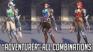 All "Adventurer" Tracer Skin Combinations Showcase - Overwatch 2