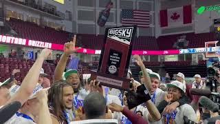 Montana Grizzlies celebrate Big Sky championship