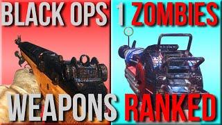 All BLACK OPS 1 ZOMBIES Weapons RANKED WORST to BEST