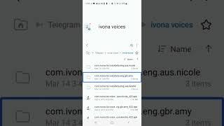 how to install IVONA VOICES