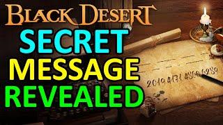 MARNI SECRET MESSAGE REVEALED PROCESS, NEW CLASS TEASER GUNSLINGER Victoria Black Desert Online BDO