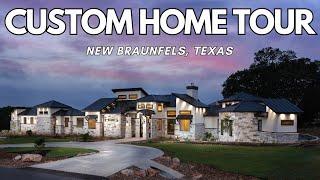 Home Tour - MUST SEE Stunning Custom Home in New Braunfels, Texas!