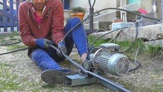 Machine à dénuder les câbles en cuivre - faite maison || Homemade wire stripping machine