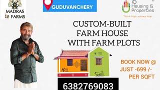 Near GST Chennai City Limit Farmland For Sale 50-50EMI OFFER CMDA Limit Managed Farmland Farmhouse