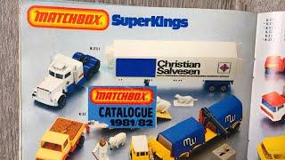 MATCHBOX Autos 1981 Katalog Super Kings Yesterday Popeye Sky Busters 900