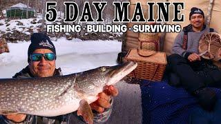 5 Day Maine Winter Survival Challenge with @FowlersMakeryandMischief