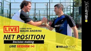 LIVE PADEL SESSION - Learn from Mauri Andrini - Yannik Mann (DE) Premium guest.